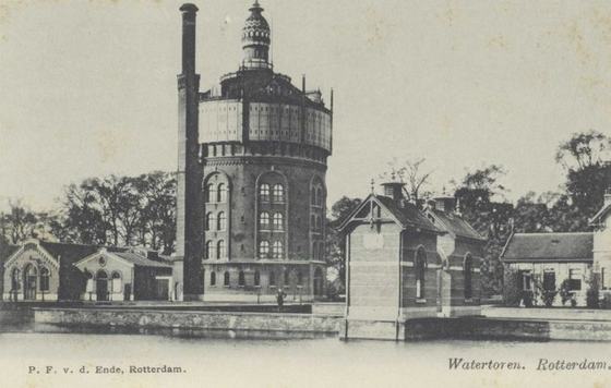 The DWL water tower, around 1900