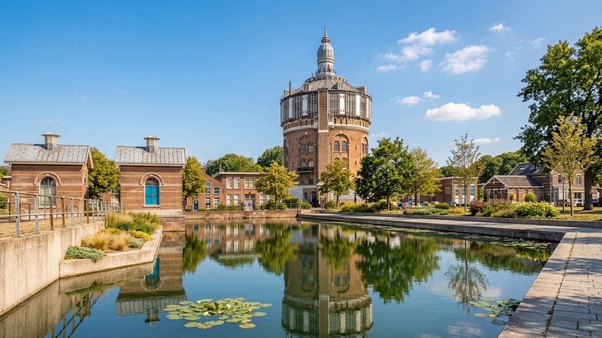 Watertower De Esch, Rotterdam - the oldest water tower in the Netherlands